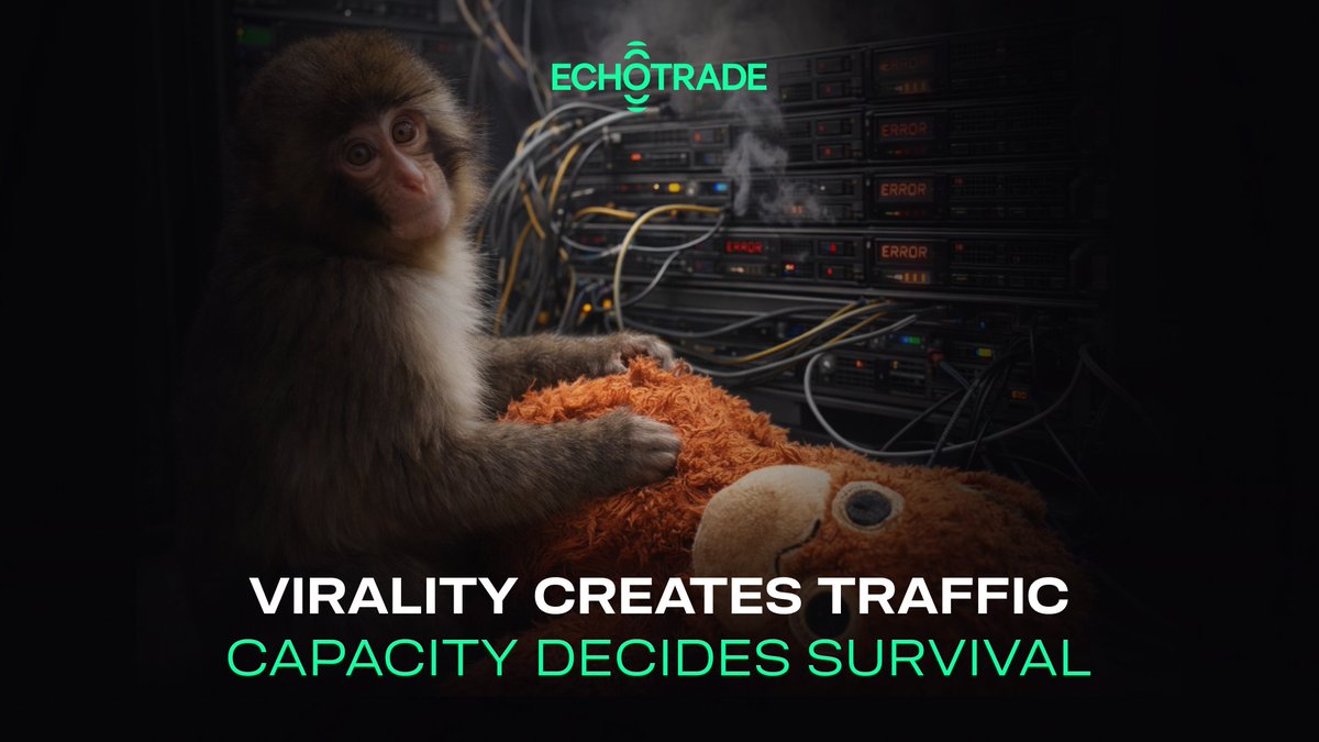 EchoTrade_io's tweet photo. The $PUNCH monkey story went viral 🐒
Then the token did.

Attention brought buyers
Liquidity decided what happened next

Emotion moves price first
Size tests the book second
Structure decides what stays 📊

Stories start moves
Markets finish them https://t.co/i21eU2kGSA