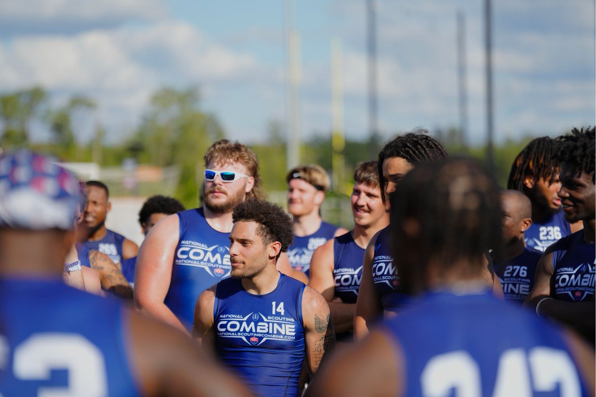 NSCombine's tweet photo. The vision. The voice. The standard.

CEO & Founder Jimmy Kibble leading from the front during the 2026 National Scouting Combine.

Under his leadership, the National Scouting Combine Foundation continues to create verified opportunity for athletes nationwide, combining exposure, evaluation, and education.

This is how you build a platform that lasts.
https://t.co/10UDSnMmox