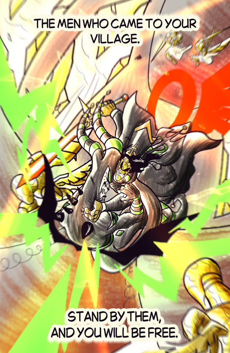 a HEFTY new page of chapter 13 for you!
THEY ARE HERE TO FIGHT FOR YOU!!!! 🗣🗣🗣🗣
#art #artists #oc #ocart #characterdesign #webcomic #animation #king #dragon #jester