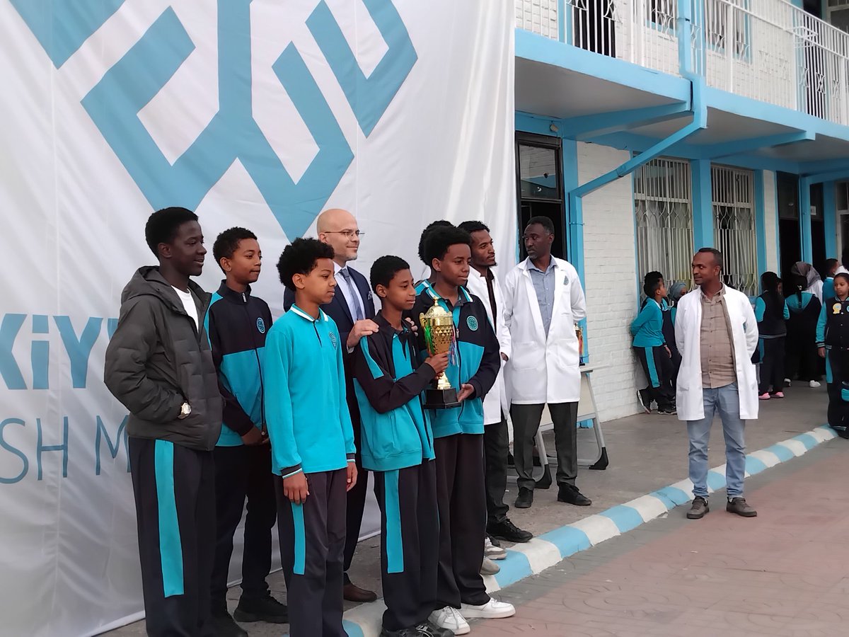 abdubesher's tweet photo. On February 27, 2026, a formal Student Award, Recognition, and Appreciation Program was held at IMSE: Addis Ababa Branch. The event honored students who won the recent Science Fair and those who ranked first to third in their classes during the first semester. https://t.co/zGfoBRQRCd
