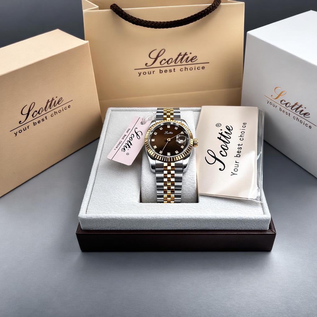 trulyMikunn's tweet image. Price: ₦35,000‼️

Elegant Scottie feminine watch comes with branded box, manual and carrier bag ❤️ 

#LagosFashion
#madeforyou
#Wristwatch