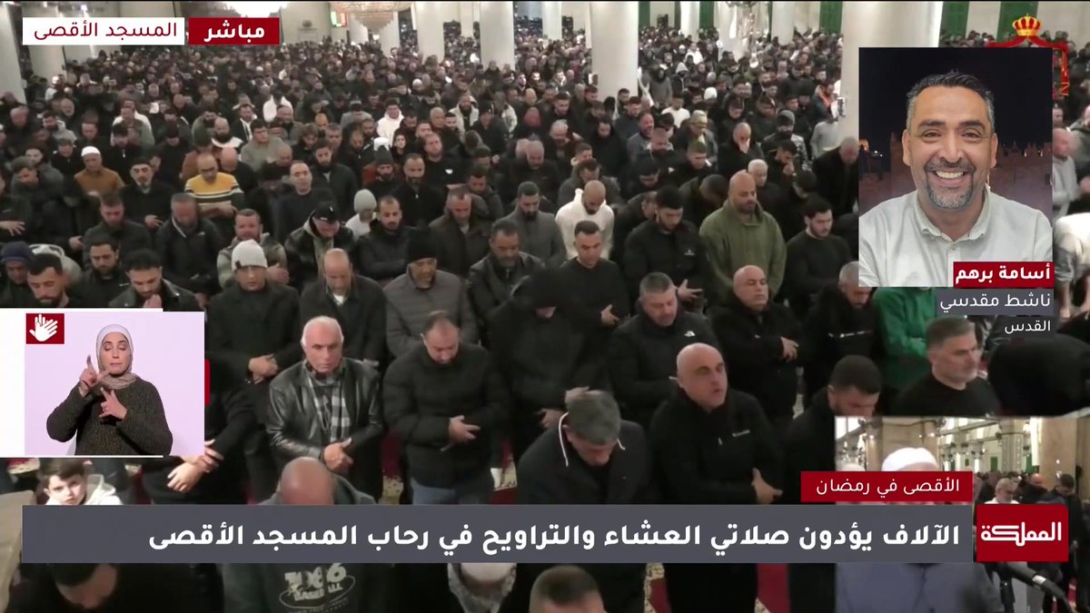 أرقام المصلين في المسجد الأقصى مهولة.. وما يجري في القدس "تكسير عظام" بسبب السياسات الإسرائيلية | الناشط المقدسي أسامة برهم #القدس 