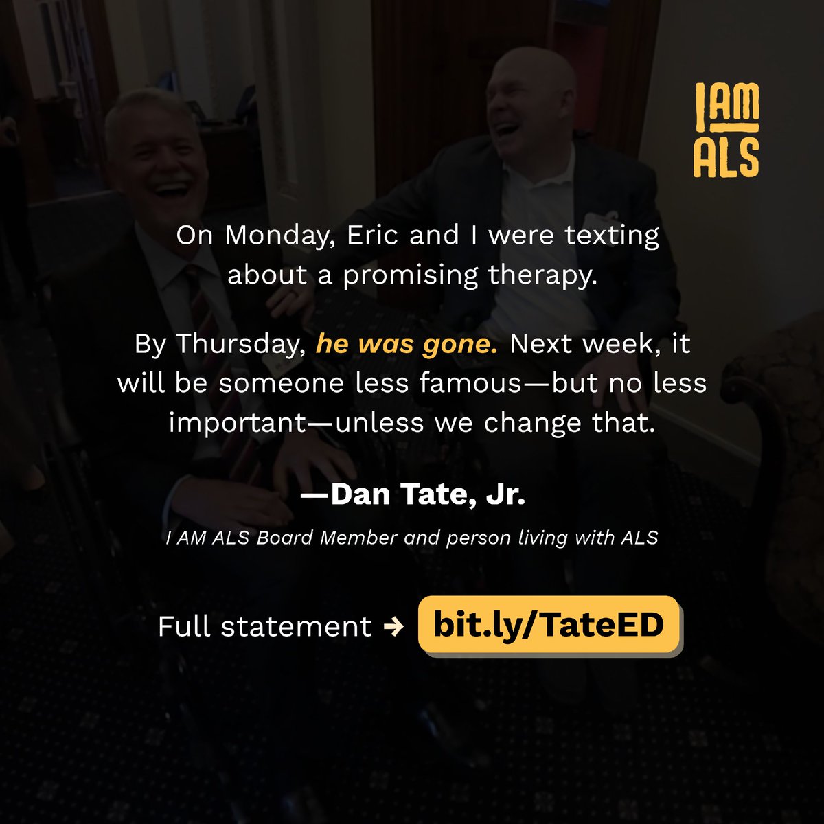 I AM ALS tweet media