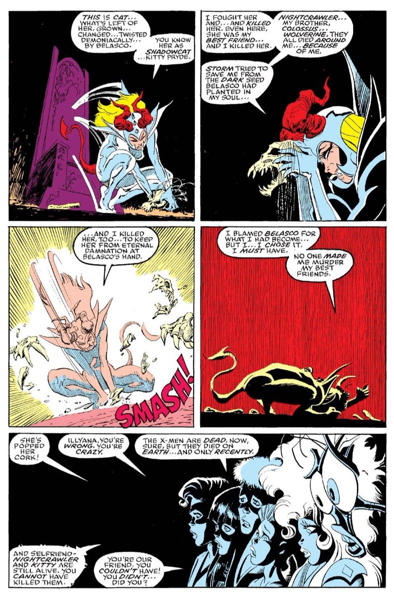 Once you've read Magik comics u never stop wanting to beat Belasco to death with your bare hands