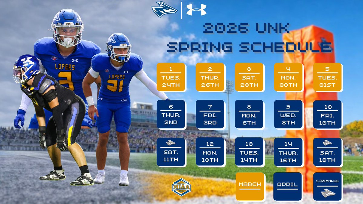 UNK Football tweet media