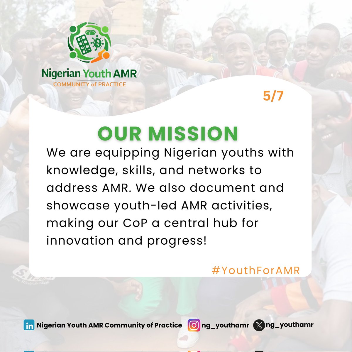 Nigerian Youth AMR Community of Practice tweet media