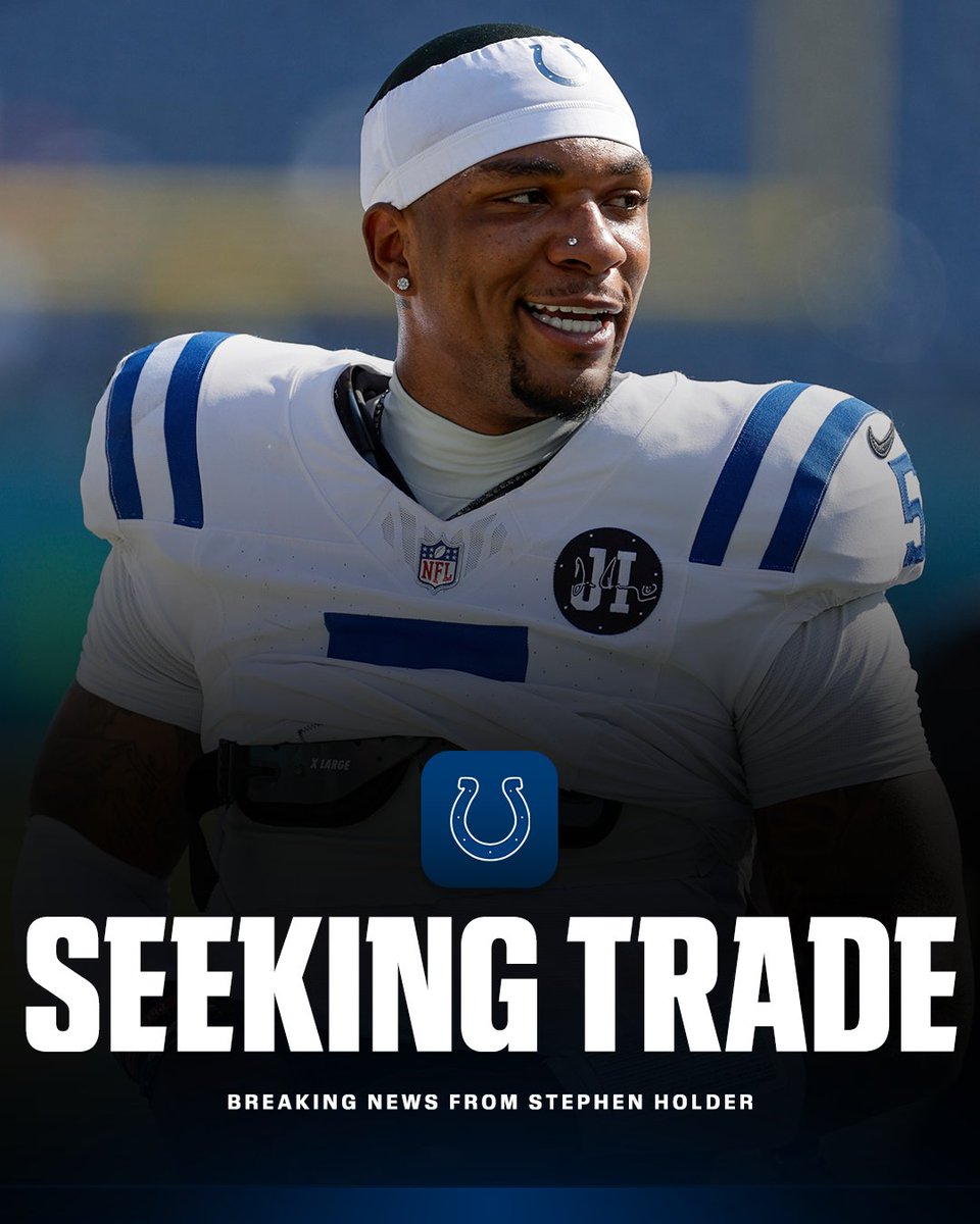 Breaking: The Colts have given quarterback Anthony Richardson Sr. permission to seek a trade, a league source told <a href="/HolderStephen/">Stephen Holder</a>.