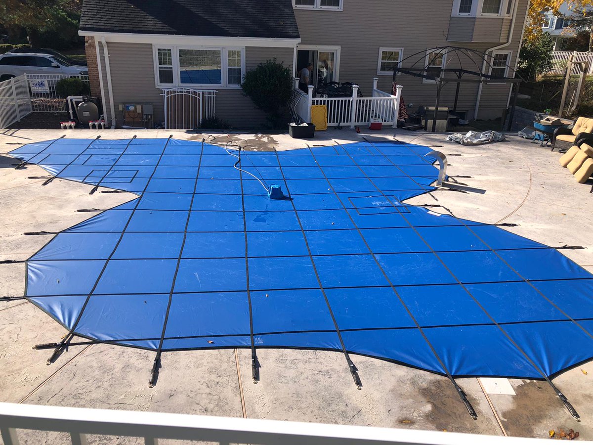 stardustpools's tweet image. New Merlin freeform pool cover + cover pump installed ✔️

Protect your pool. Improve safety. Reduce maintenance.

📞 (732) 254-3330
📍 747 Route 18, East Brunswick, NJ
Schedule your FREE estimate today.
#PoolCover #PoolProtection #NJBusiness
