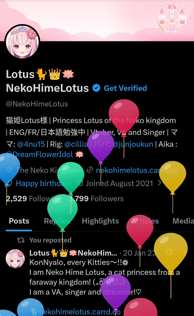 Lotus🐈👑🪷NekoHimeLotus tweet media