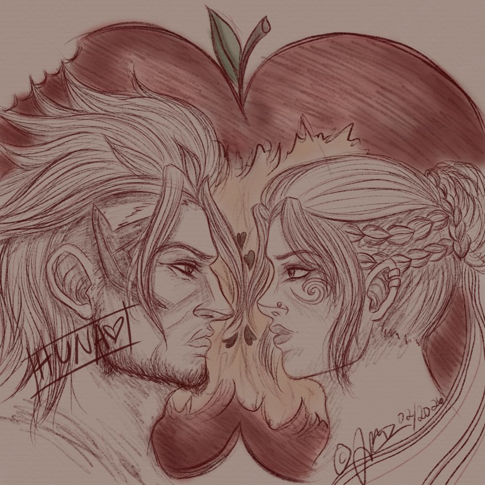 I put them in an apple too 🍎
Apple trend with my new ship hehe~ 🥰🙈

#emfrej  #frejemre #fremre 
#emre #freja #overwatch