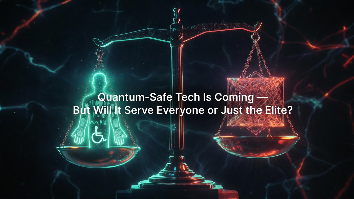 bozenna's tweet photo. Quantum-safe tech is here — but who defines “human truth” in epoch-sealed systems?
And who actually gets access — the connected or the unbanked?
Privacy + accountability must be inclusive, not elite.
https://t.co/KDqVFuDAq1
#QuantumEthics #DigitalSovereignty #InclusiveTech #PostQuantum