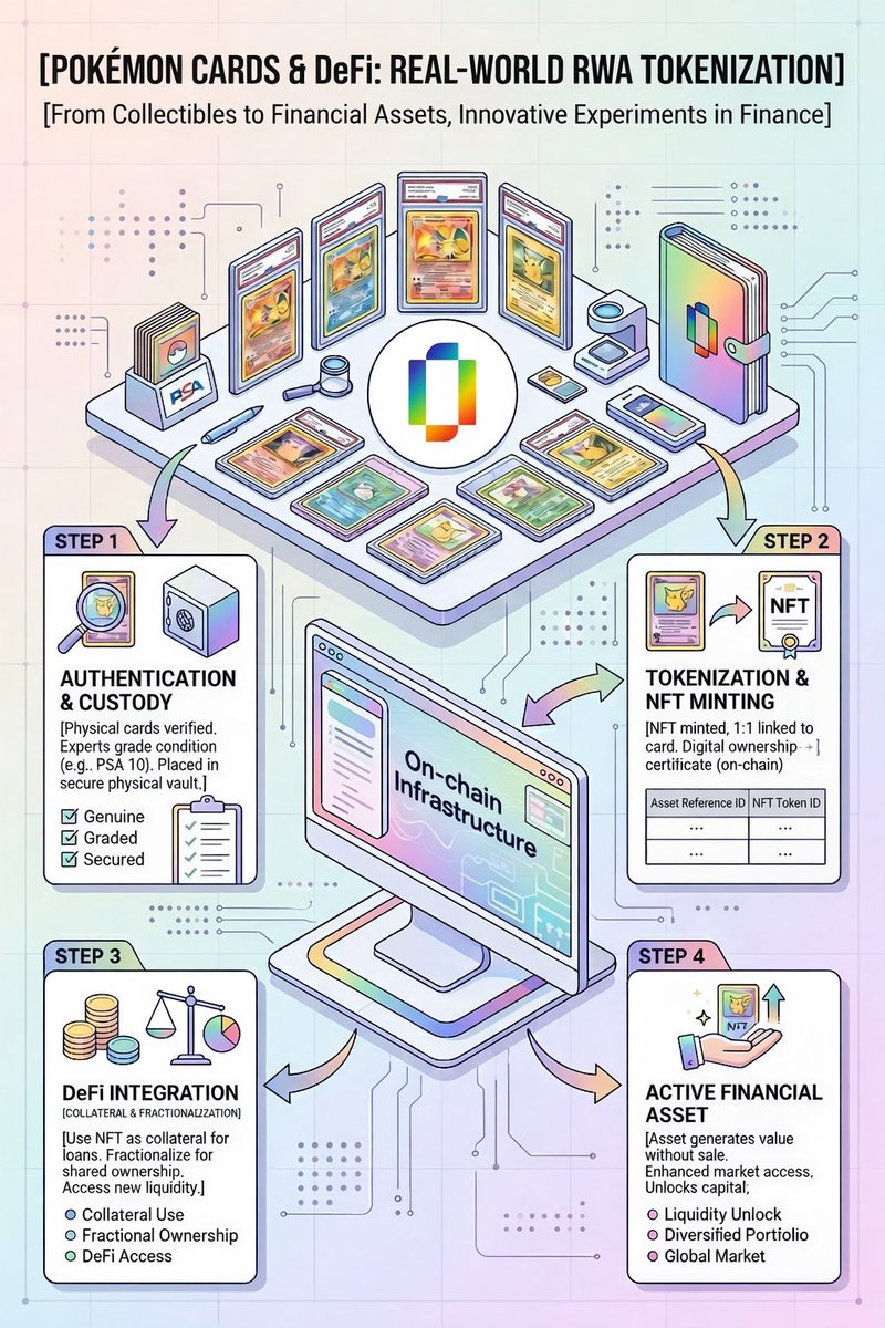 yesuda151's tweet photo. What if Pokémon cards met DeFi?

A single Pokémon card can be nostalgia—or a multi-million dollar asset.
Projects like Renaiss Protocol ask a simple question:
Can real-world collectibles become on-chain financial assets?
@renaissxyz https://t.co/ugc3XQQN9P