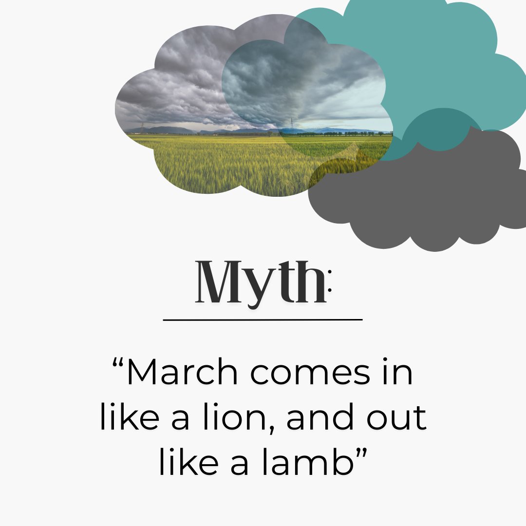 ClimeMET's tweet photo. The weather hasn’t exactly been on our side so far this year 🌧️

So we’re watching March closely…

The phrase “March comes in like a lion and goes out like a lamb” reflects the shift from winter into spring, starting blustery and ending milder.

#springweather #seasonalliving https://t.co/0PqcI0EoN6