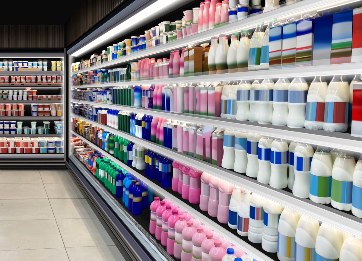 ReciklerkoCans's tweet photo. Clean, colorful, and fully brandless this dairy aisle mockup highlights a perfectly organized refrigerated shelf filled with milk bottles
https://t.co/XKr2GDx55x
#Brandless #DairyAisle #RetailDesign #SupermarketShelf #PrivateLabel #PackagingMockup #RetailVisualization https://t.co/gN1Gm59lus