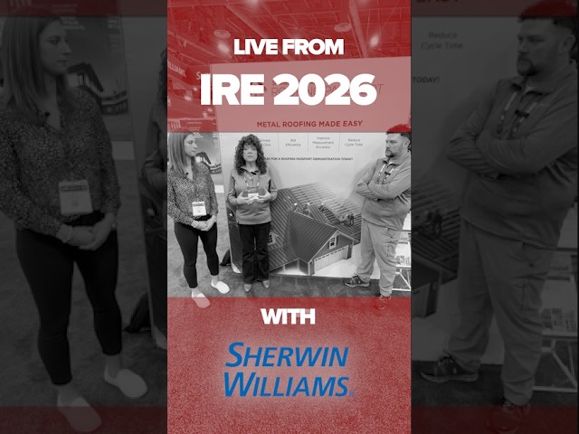 RoofCoffeeShop's tweet image. Hear about everything that MetalVue by Sherwin-Williams has to offer from their interview at IRE 2026!  

Watch today
youtube.com/watch?v=uQK7hC…

#SherwinWilliams #MetalVue #RoofersCoffeeShop #RoofingProfessionals #RoofingContractors #RoofingIndustry