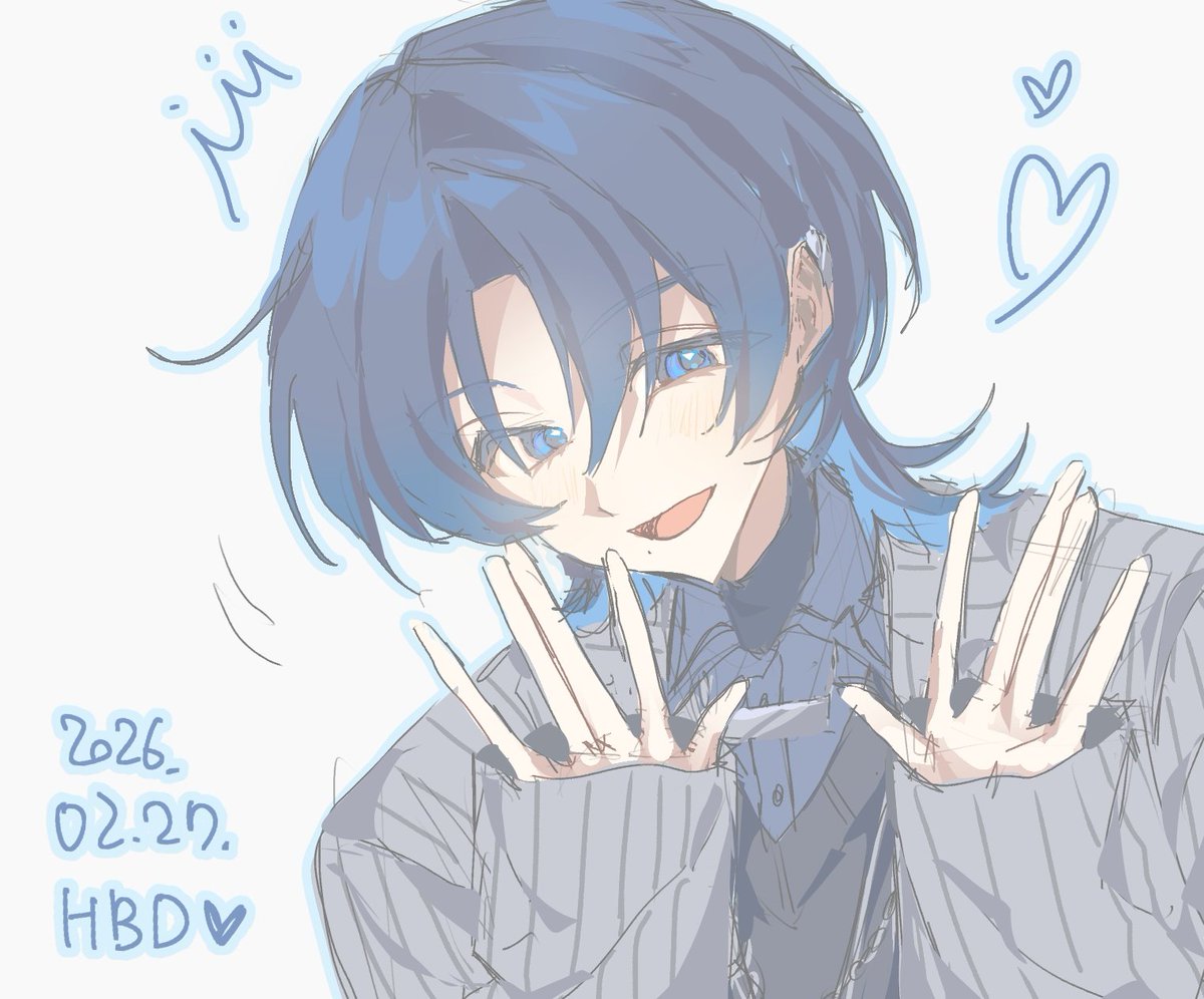 kumyun_oO's tweet photo. 💙💙💙
#青ペン #火威青生誕祭2026 https://t.co/9sMkOXLn0i
