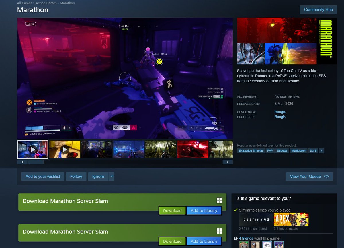 Marathon HQ tweet media