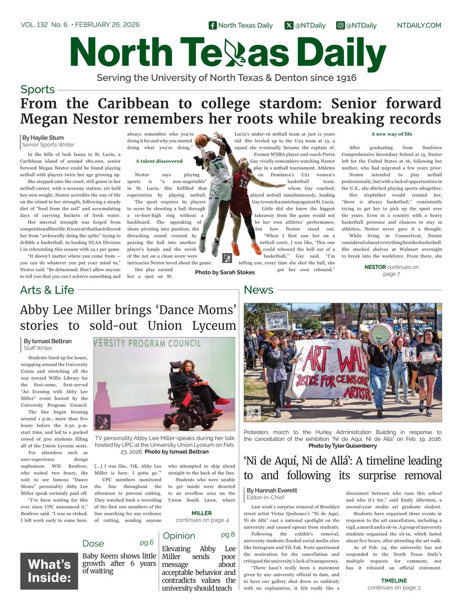 North Texas Daily tweet media