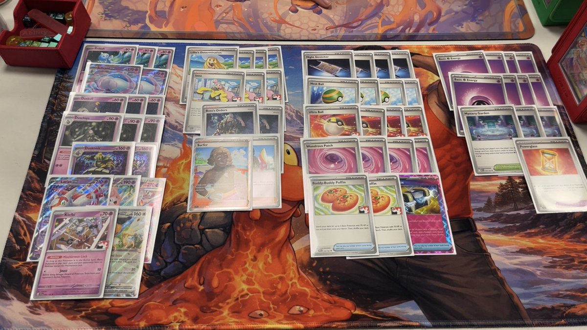 Tok <a href="/thefleeee/">Rahul Reddy (レッディー ラフ-ル)</a> and <a href="/kawahitosi/">サーニーゴ/Daichi Shimada🪸</a> jelly dusk list from Champions league made it standard and went 4-0 at a cup. 
Deck is crazy

3rd win of the season with jelly dusk