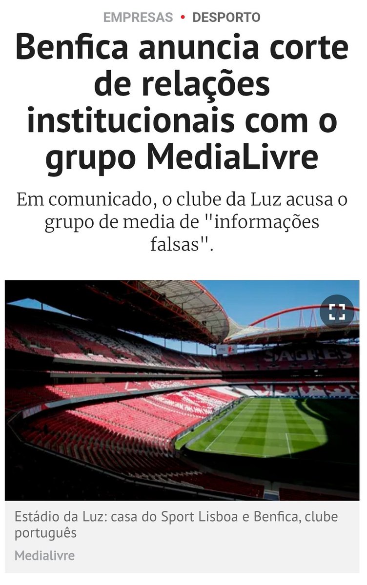Correio da manhã,  aquele jornal em que o Benfica tem excelentes relações.

Tudo verdade.