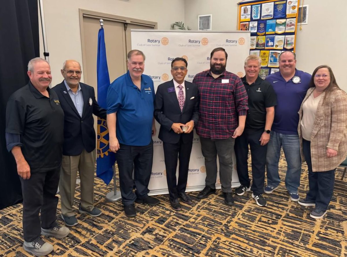 RCofSimiSunrise's tweet photo. Powerful combination of Simi Sunrise Rotary and Cal Lu!

Thank you to Dr. John Nunes for speaking to our club! https://t.co/Hf4BpR4CYD