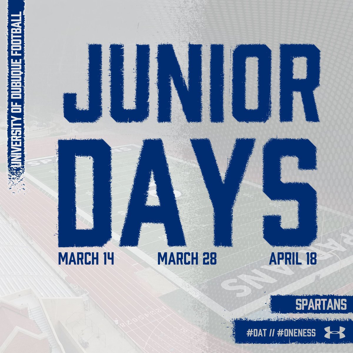 Thank you <a href="/DubuqueFootball/">Spartan Football</a> for the Junior day invite! 
<a href="/CRKFootball/">Cedar Rapids Kennedy Football</a>