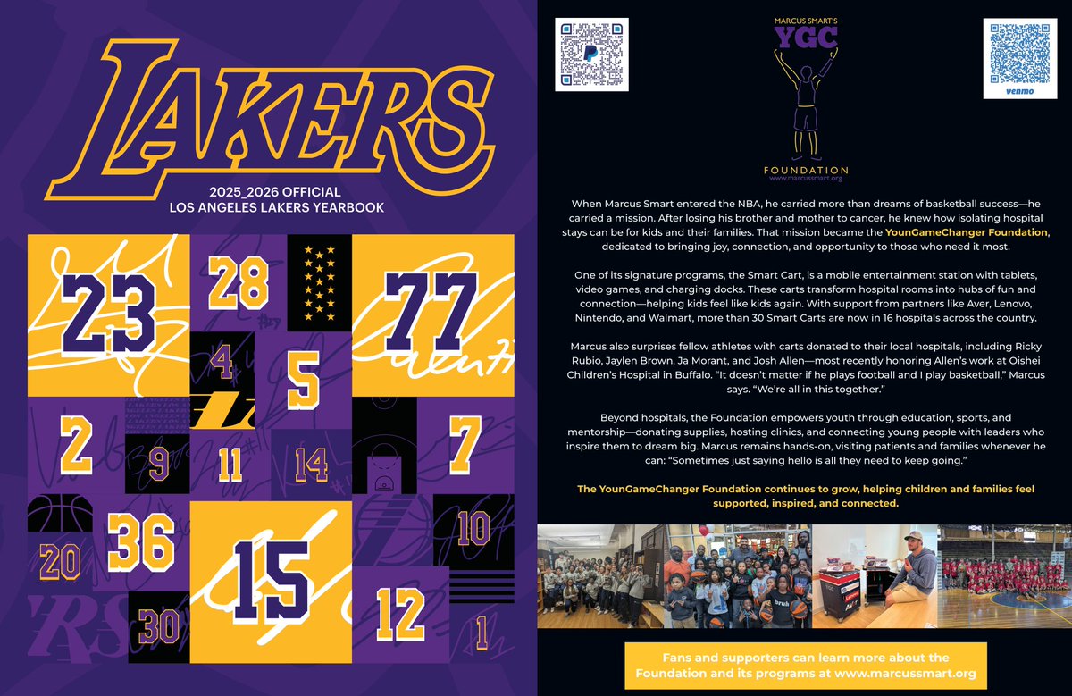 Marcus Smart's YounGameChanger Foundation tweet media