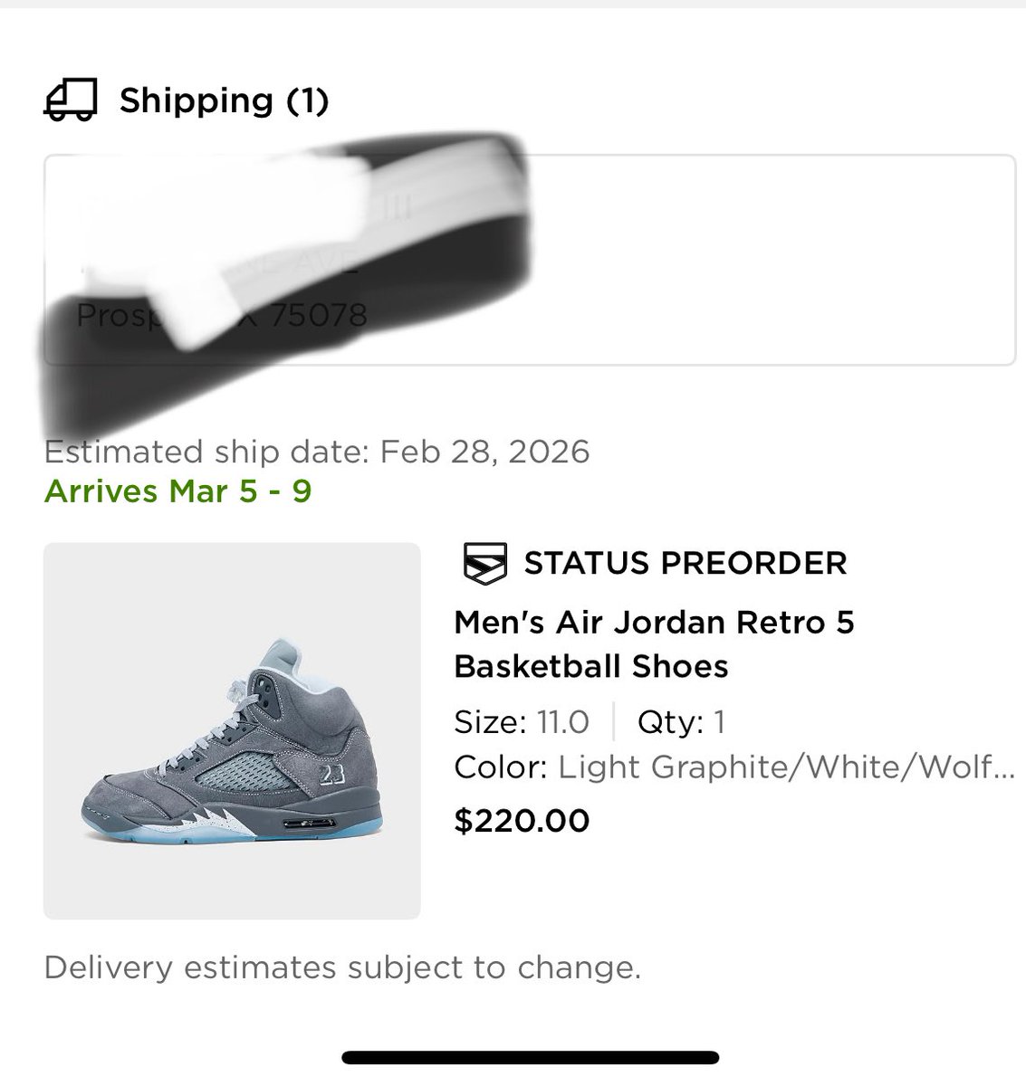 TheWayOfRichF3's tweet photo. Big Bubble AM 95 today. Hit  @jdsportsus #jordan 5 Wolf Grey while wearing 2011s pair. #timeflies #fyp #sneakers #kotd https://t.co/mXBDOpGQMG