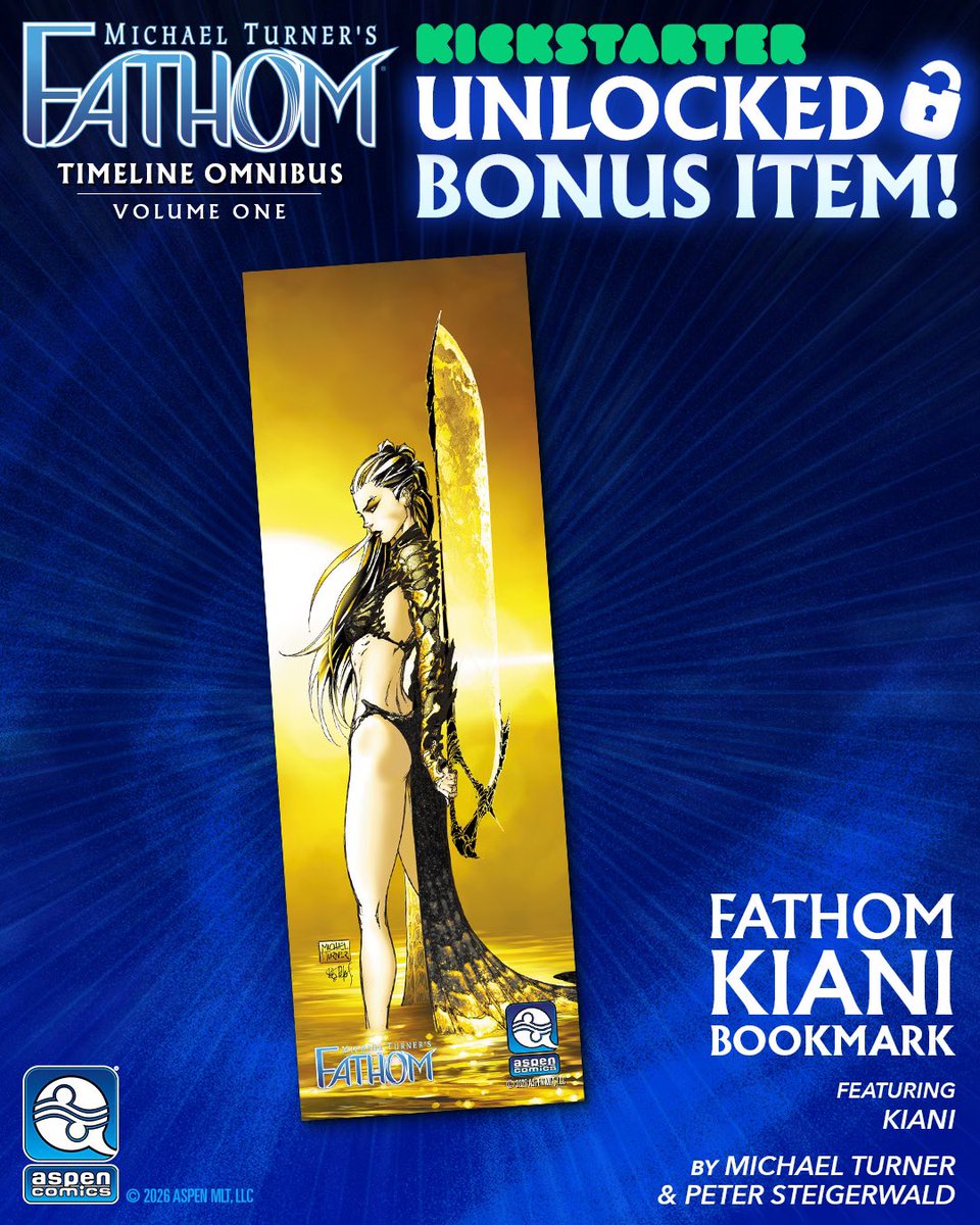 EkosGenesis's tweet photo. We’ve just unlocked a new bonus item for our Fathom Timeline Omnibus backers: an exclusive Kiani bookmark!

Already backed? You’re all set — we’ve already added these items to your order. If not, you can still place your order at 
https://t.co/Nc7Yz1klu7 & receive all the bonuses!