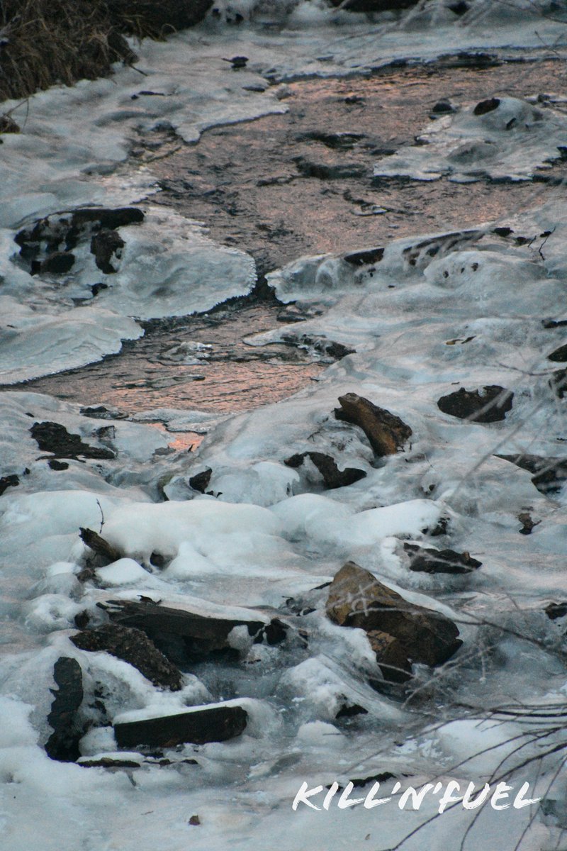 KillNFuel's tweet image. Frozen waters reflecting the soft morning glow.

#winter #nature #ice