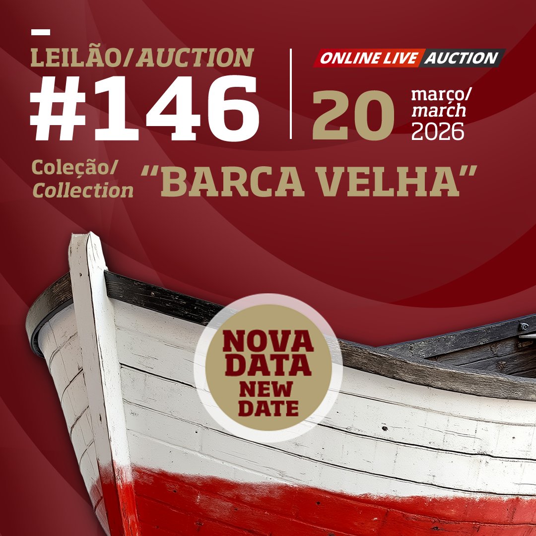 NumismaLeiloes's tweet photo. NOVA DATA
20 março/march 2026
Leilão/Auction #146
Coleção/Collection “Barca Velha”
Moedas de Ouro e Prata, Medalhas, Notas, Ações e Livros - Portugal e Brasil
Gold and Silver Coins, Medals, Banknotes, Stocks, and Books - Portugal and Brazil https://t.co/4dE9BynD9q