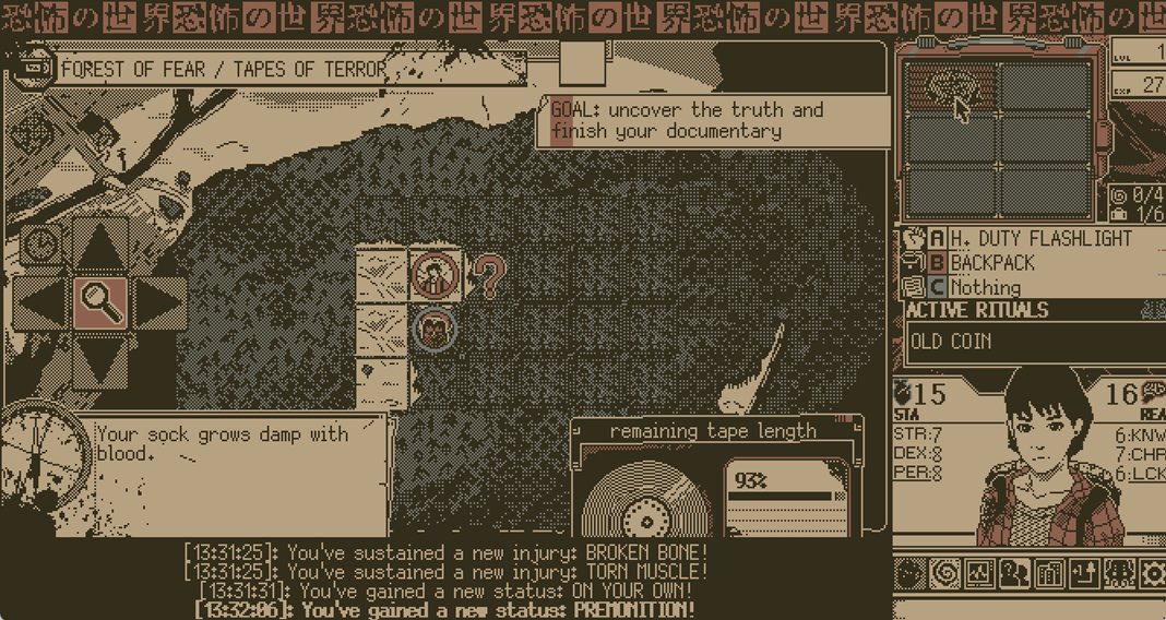 ――――――――――――――――   
恐怖の世界 恐怖の世界 恐怖の世界
 ――――――――――――――――  
COMING SOON 
WORLD OF HORROR 1.2 
FREE UPDATE  

👁️ 3 new characters 
👁️ 2 new Old Gods 
👁️ New injuries, curses, &amp; items 
👁️ 60 new events 
👁️ First scenario added 
👁️ Enhanced modding support

READ MORE 👇