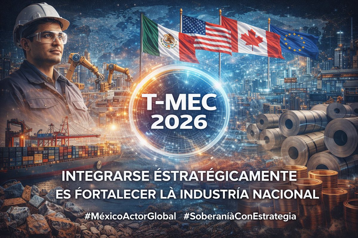 La participación en acuerdos internacionales fortalece la posición económica de México. #MéxicoActorGlobal #SoberaníaConEstrategia