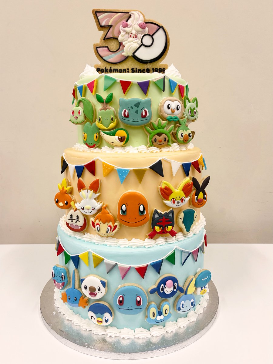 PokeTCGAlerts's tweet photo. Which tier cake would you choose? 👀 

Grass 🍃
Fire 🔥 
Water 🌊 
ALL OF THEM 👁️👄👁️

#Pokemon30 #Pokemon https://t.co/E0xMguEcBi