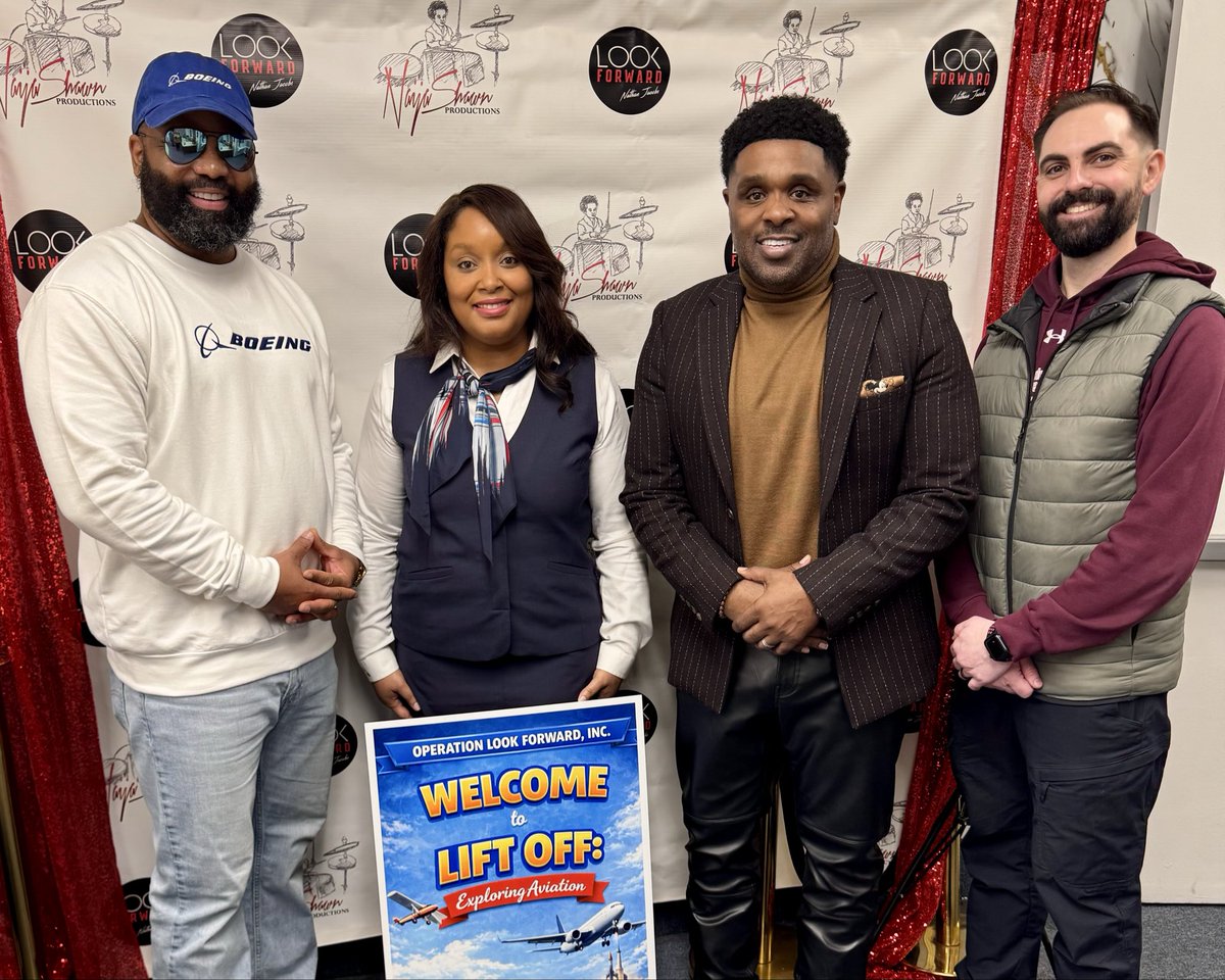 JustinTibbels's tweet photo. Thank you to Delorean Andrews for a great “Exploring Aviation” kickoff event for our youth, and to Pastor Nathan Jacobs and the Look Forward Center for being an amazing host and partner! https://t.co/48Q4iEBcKA