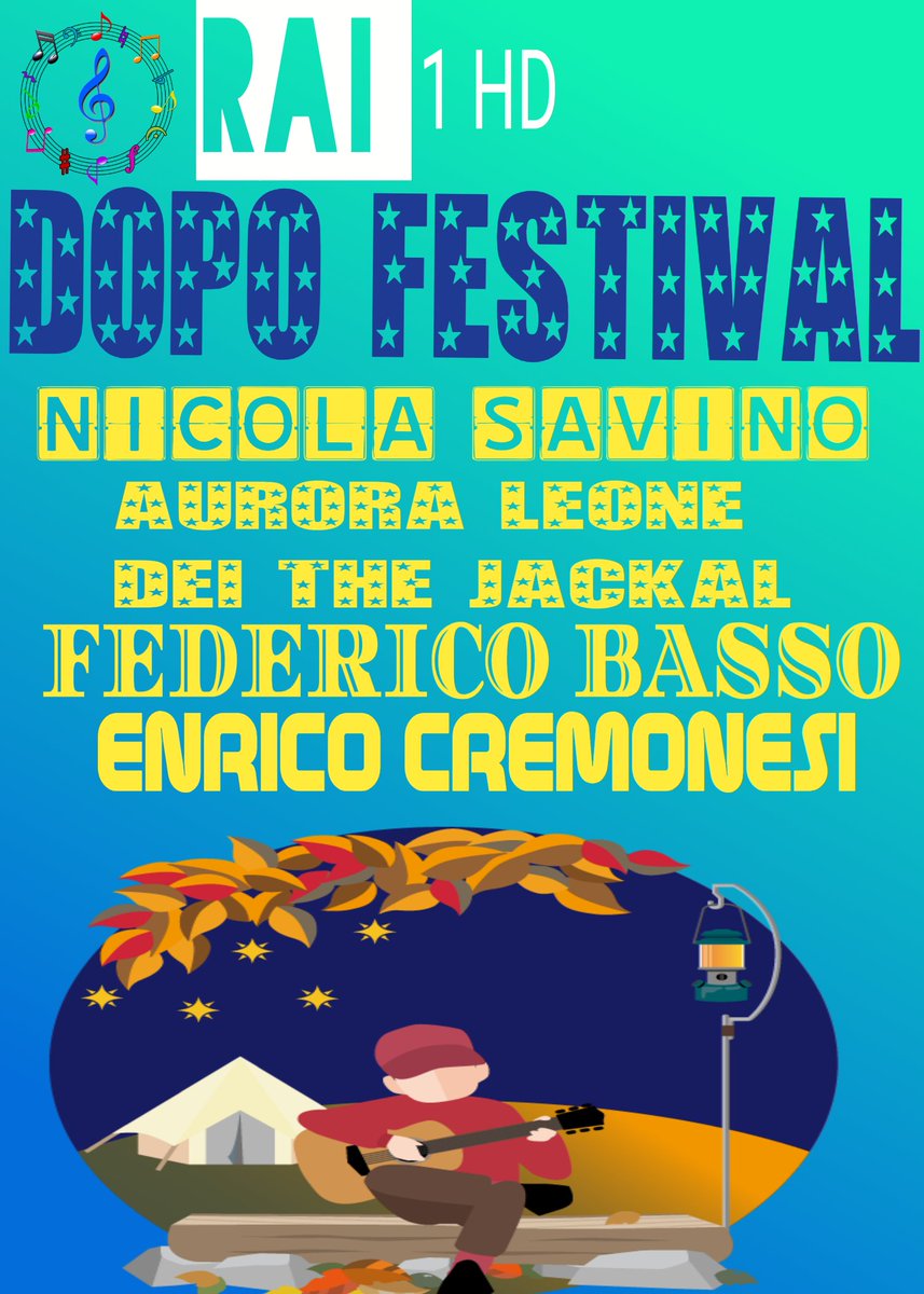 gianlu_79's tweet photo. In bocca al lupo 🐺🐺🐺🐺🐺🐺🐺🐺🐺 a @RaiUno @NicoSavi #AuroraLeone dei #TheJackal #FedericoBasso @enricocremonesi per la 3° Puntata del #DopoFestival #Sanremo2026 https://t.co/lH2hWOkkeo