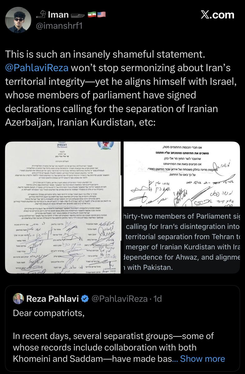 arsalannaamdar's tweet image. These people are either blatant liars or just delusional. Likely a bit of both.

1) Their manipulation of the Kurds:

Aside from killing Iranians during the Iran–Iraq war, the MEK operated as part of Saddam’s military arm and took part in operations against the Kurds in Iraq.