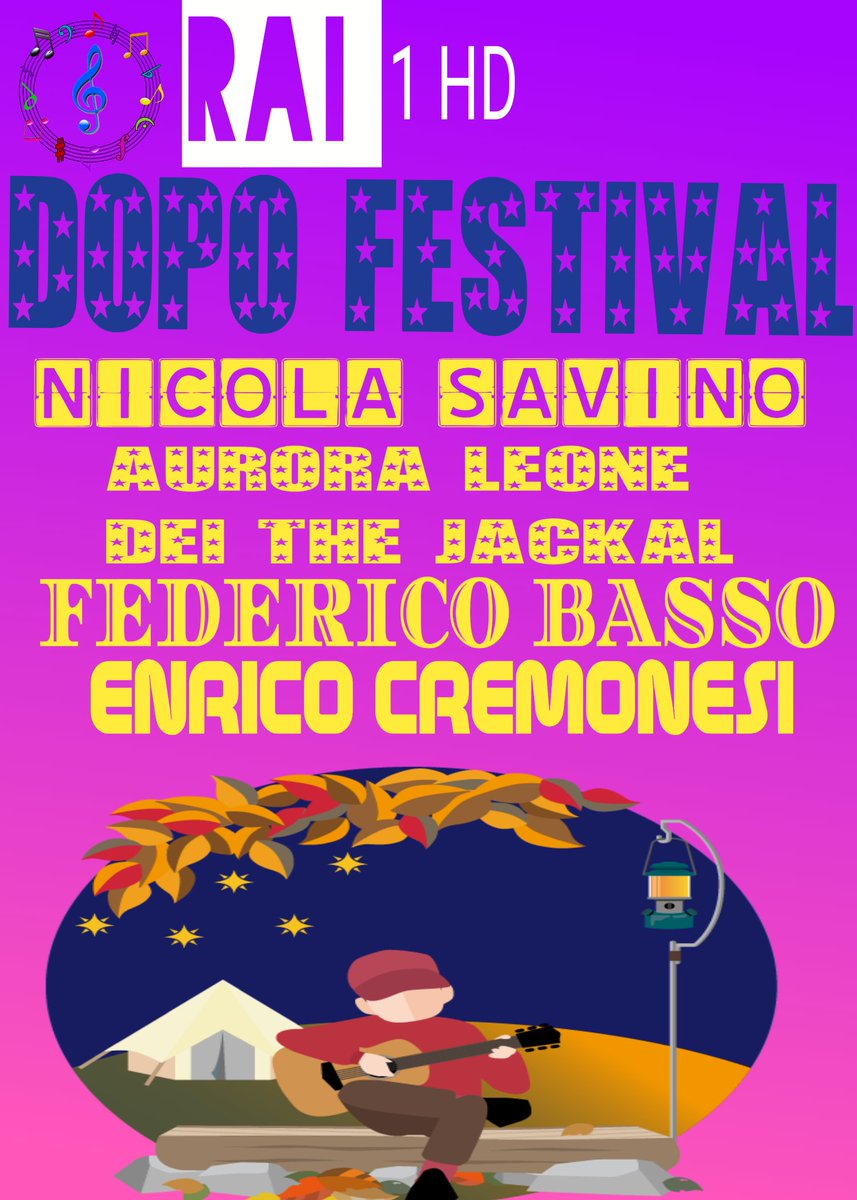 gianlu_79's tweet photo. In bocca al lupo 🐺🐺🐺🐺🐺🐺🐺🐺🐺 a @RaiUno @NicoSavi #AuroraLeone dei #TheJackal #FedericoBasso @enricocremonesi per la 3° Puntata del #DopoFestival #Sanremo2026 https://t.co/lH2hWOkkeo
