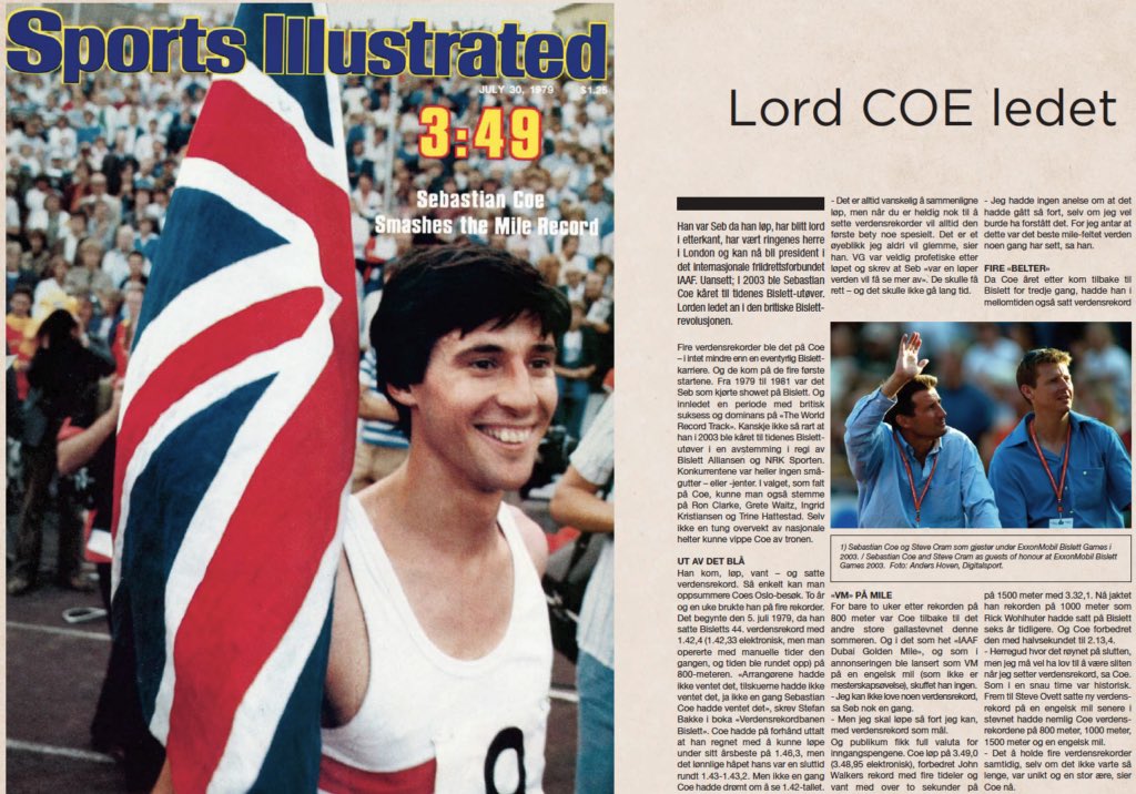 BislettGames's tweet photo. Looking back: Coe led the way in the British Bislett revolution
https://t.co/iKkNd6jPcs https://t.co/0tvNbwcvlO