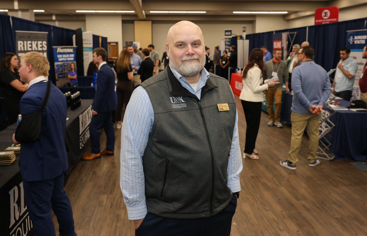 Ben Brachle didn’t attend college planning to eventually chair an academic department.

After coming to UNK as a Graphic Design major, a friend’s suggestion and a pivotal conversation with a professor introduced him to industrial distribution. After switching majors, Brachle
