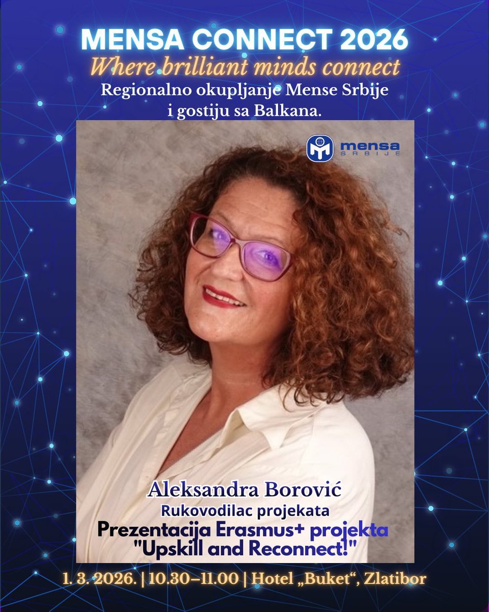 Prezentacija Aleksandre Borović o rezultatima i značaju međunarodnih projekata i saradnje. 🤝

Vidimo se na Zlatiboru!🙌