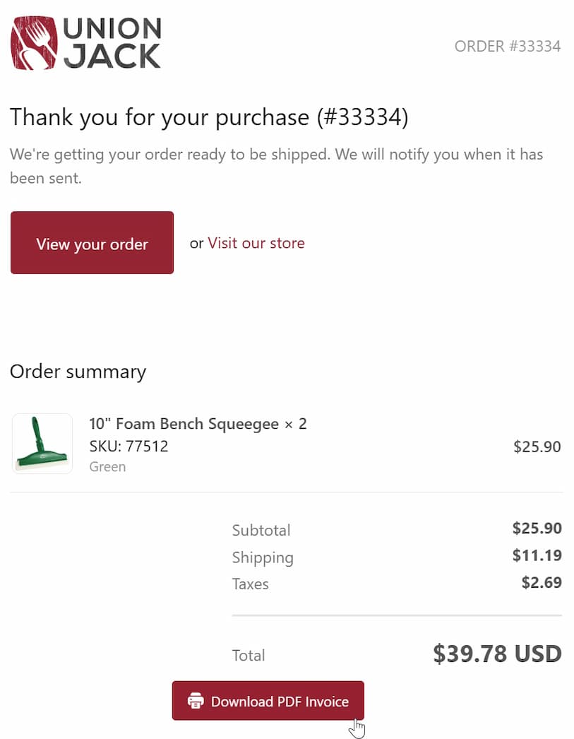 UnionJackTools's tweet photo. Shopping with us just got easier! Access a PDF invoice directly from your order confirmation. And, choose English or Spanish using a drop-down in the upper right of the store. Shop with us at https://t.co/Og46lQ7WMI https://t.co/oraB0G14hV