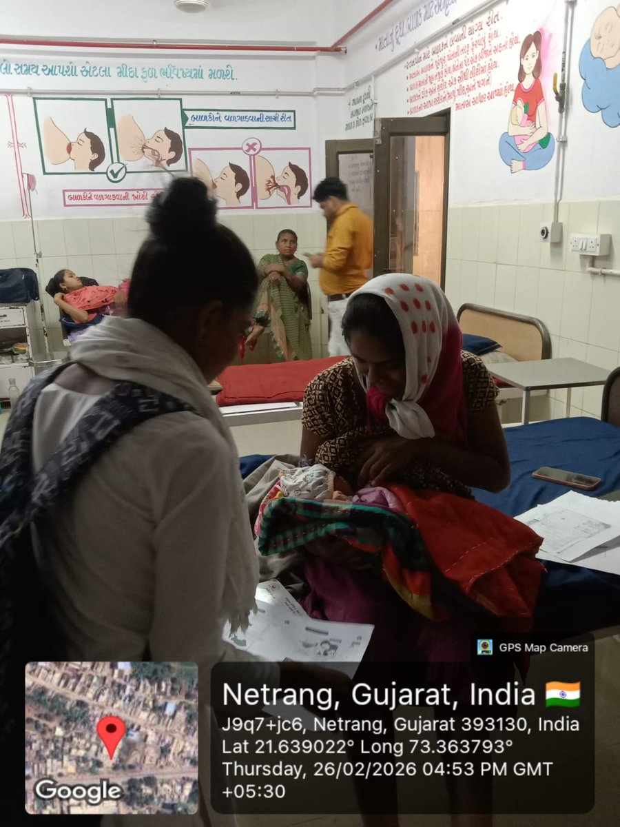 thonetrang77417's tweet image. 🏥🇮🇳
#NETRANGBLOCK 
#HIGHRISKANC #visit #HEALTHTEAM 
#PNCVISIT #MORIYANAPHC 
#VILLAGERS #HEALTH #PRIORITY 
#CARE 

@Bharuch_Health @InfoGujarat @CollectorBharch @MoHFW_INDIA @PMoriyana31911