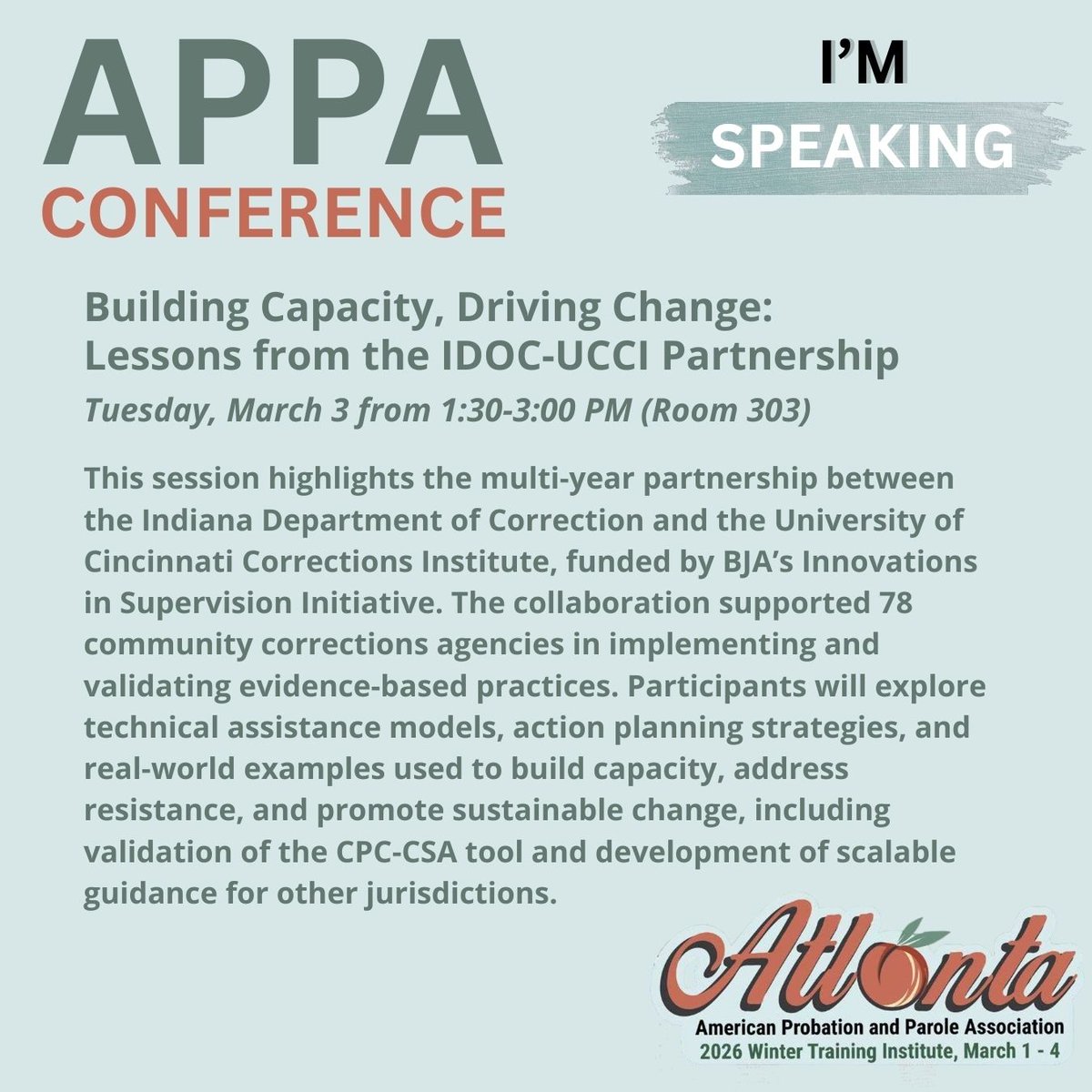 UC Corrections Institute tweet media