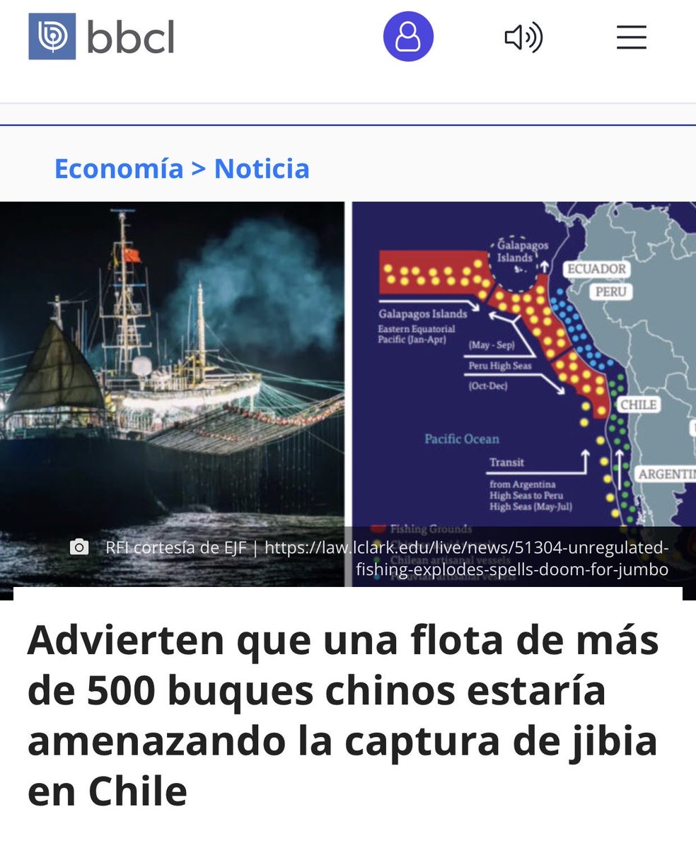 Sabiendo esto , el gob chileno de forma anti patriota no hace nada para proteger los mares chilenos