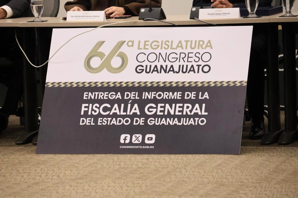 En el <a href="/CongresoGto/">Congreso del Estado de Guanajuato</a> recibimos el informe del Fiscal General del Estado, un ejercicio de rendición de cuentas indispensable para fortalecer la legalidad y la confianza ciudadana.

#SergioContreras #GtoNosUne