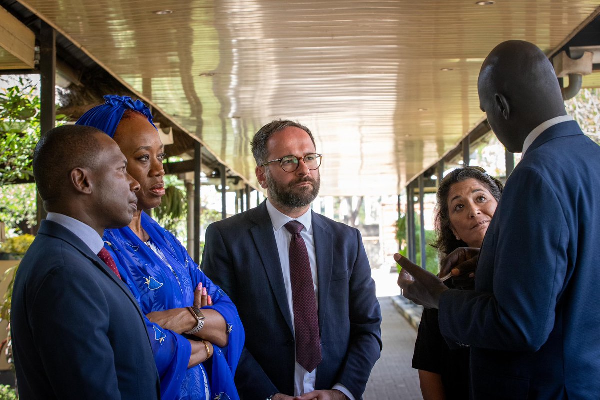 CelestinFranz's tweet photo. In Juba, #SouthSudan today, discussions with Government counterparts focused on sustaining progress for displaced people &amp; returnees across the country. 

As funding tightens, protecting gains requires strong leadership, reliable services in areas of return, &amp; continued support. https://t.co/RJEXRAHPR0
