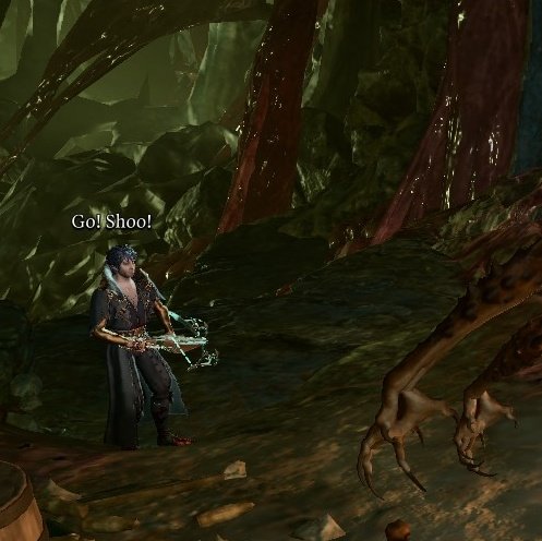 _drag0nb0rn's tweet photo. gortash doesn't really like the slayer form https://t.co/O9R8oXduv8