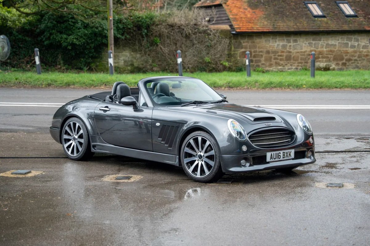 PistonHeads's tweet photo. Coming soon: Austin Healey Enigma. Built around Mazda MX-5 (NC) running gear and featuring bespoke retro-inspired bodywork and a custom steel chassis. It's ULEZ compliant and this one even featured on Emmerdale, so it's both TV famous and useable: https://t.co/Ttbi2Wnp23 https://t.co/uqTYyeW8lb