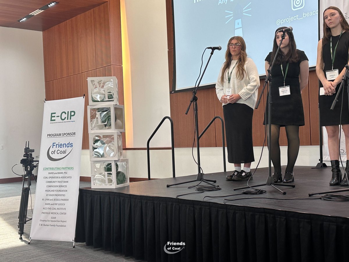 FriendsofCoalKY's tweet photo. Friends of Coal is proud to sponsor CEDAR's E-CIP Regional — where the next generation of Eastern Kentucky entrepreneurs pitched real ideas for their communities. 

Learn more about what they do: https://t.co/WcbqexaNnT

#KYCoal #ECIP https://t.co/OSkGs9Kj5Y